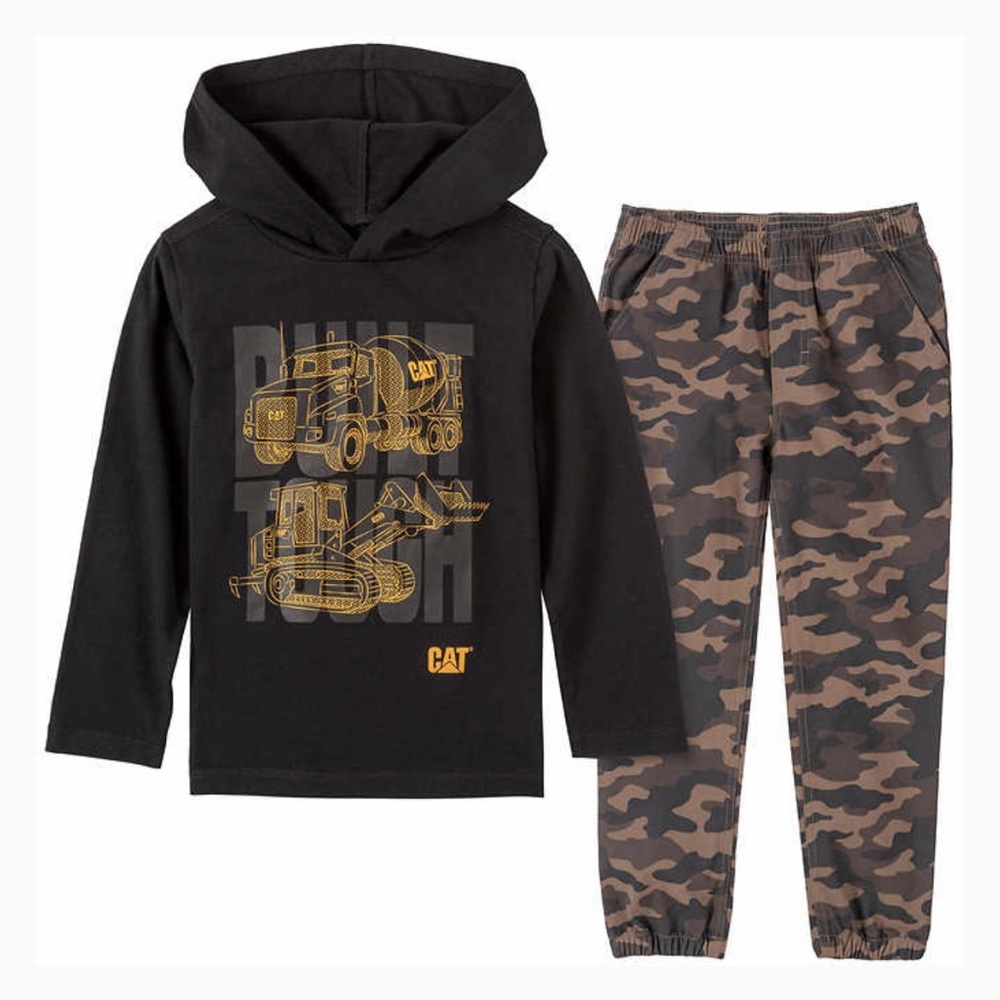 NEW Caterpillar CAT Boy’s 2-piece Set NEW